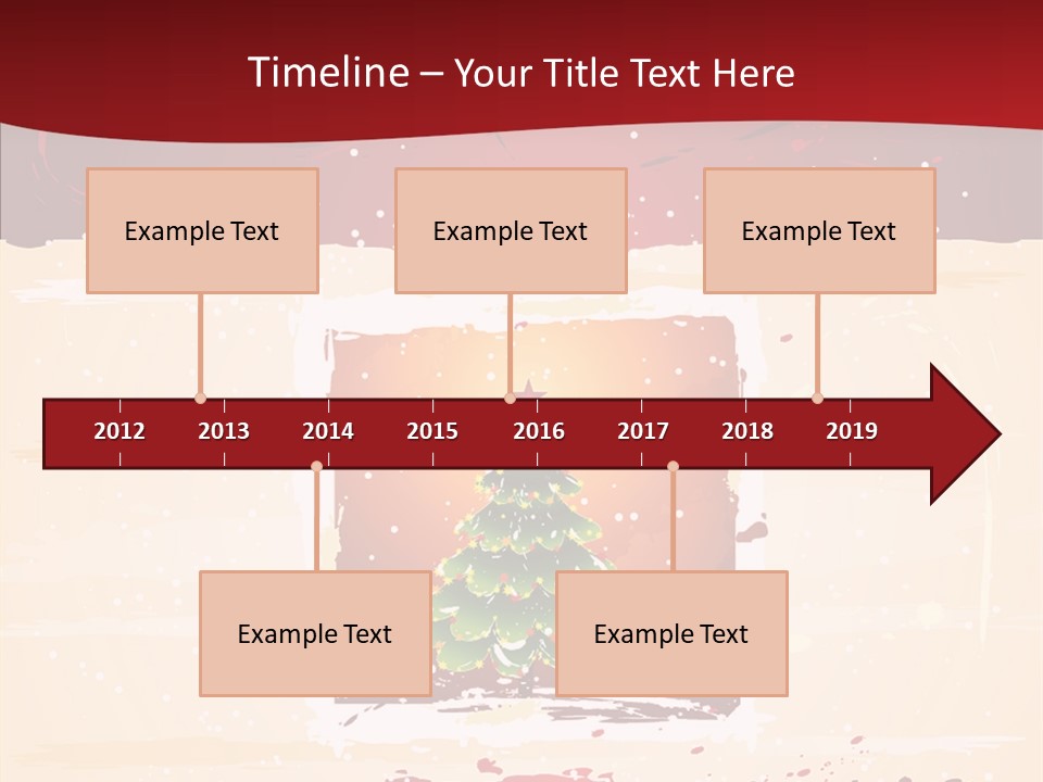 Graphic Green Decoration PowerPoint Template