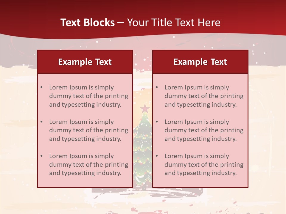 Graphic Green Decoration PowerPoint Template