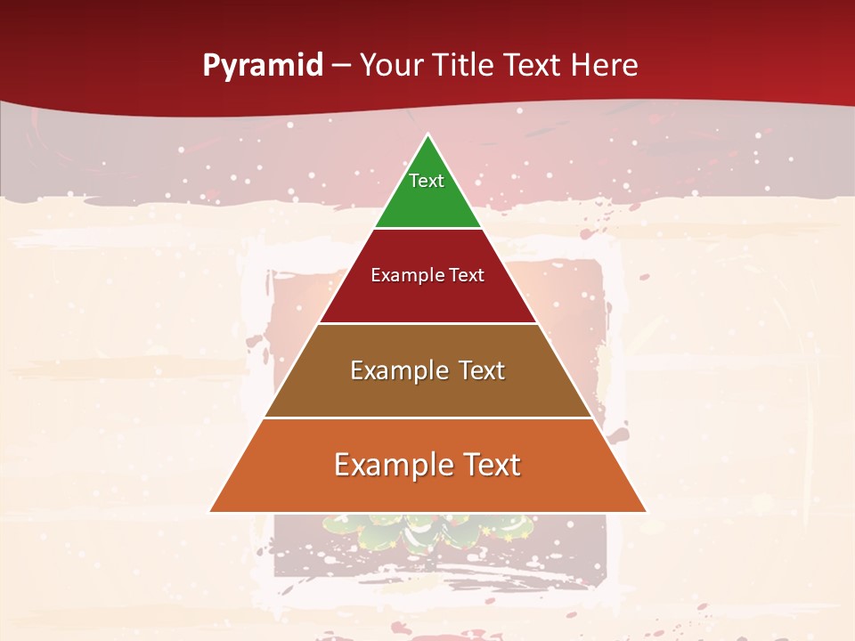 Graphic Green Decoration PowerPoint Template