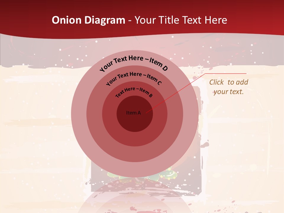 Graphic Green Decoration PowerPoint Template