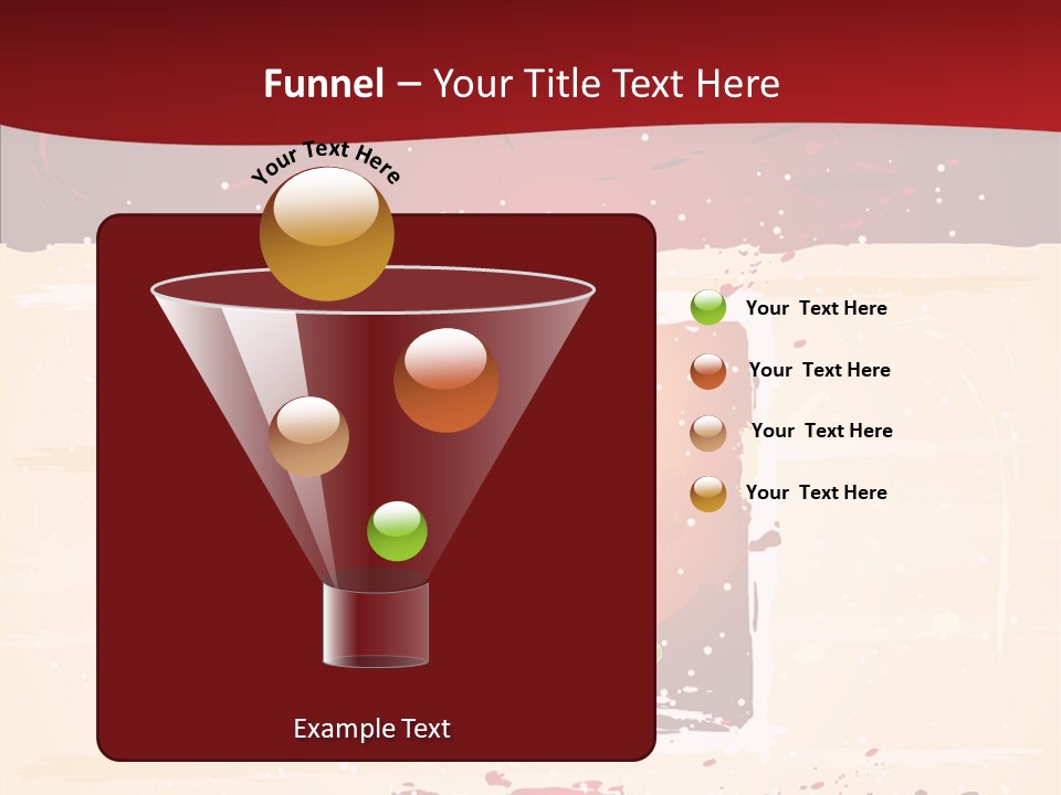 Graphic Green Decoration PowerPoint Template