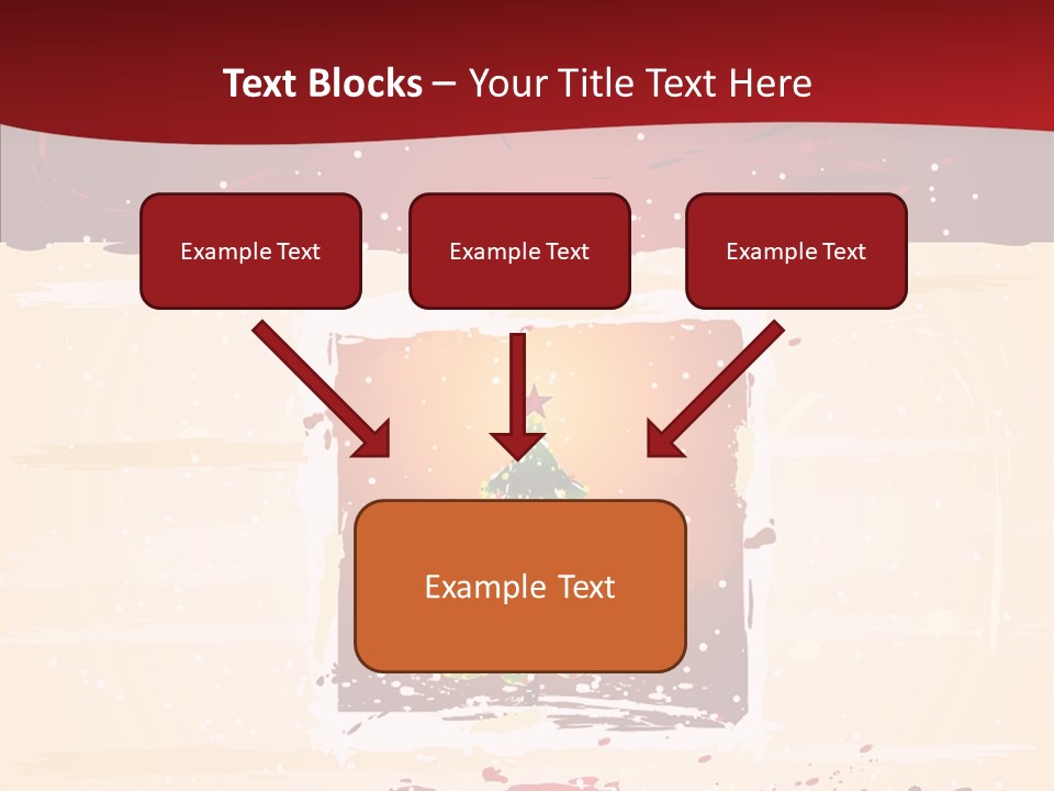 Graphic Green Decoration PowerPoint Template