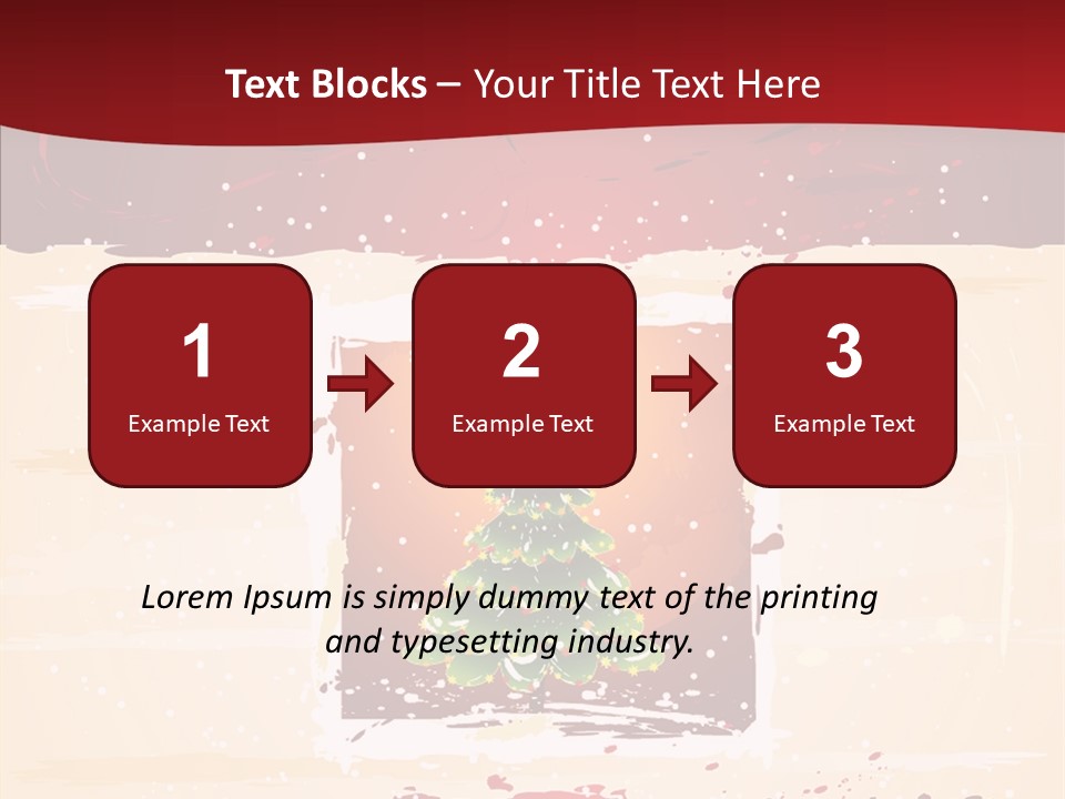 Graphic Green Decoration PowerPoint Template