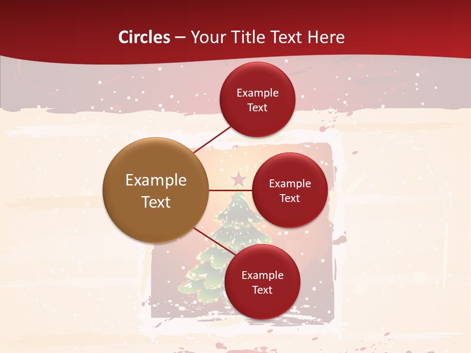 Graphic Green Decoration PowerPoint Template