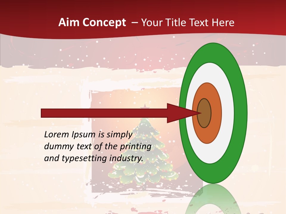Graphic Green Decoration PowerPoint Template