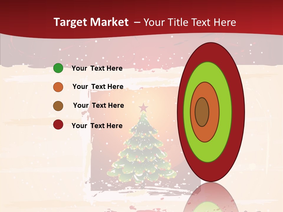 Graphic Green Decoration PowerPoint Template