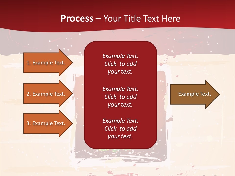 Graphic Green Decoration PowerPoint Template