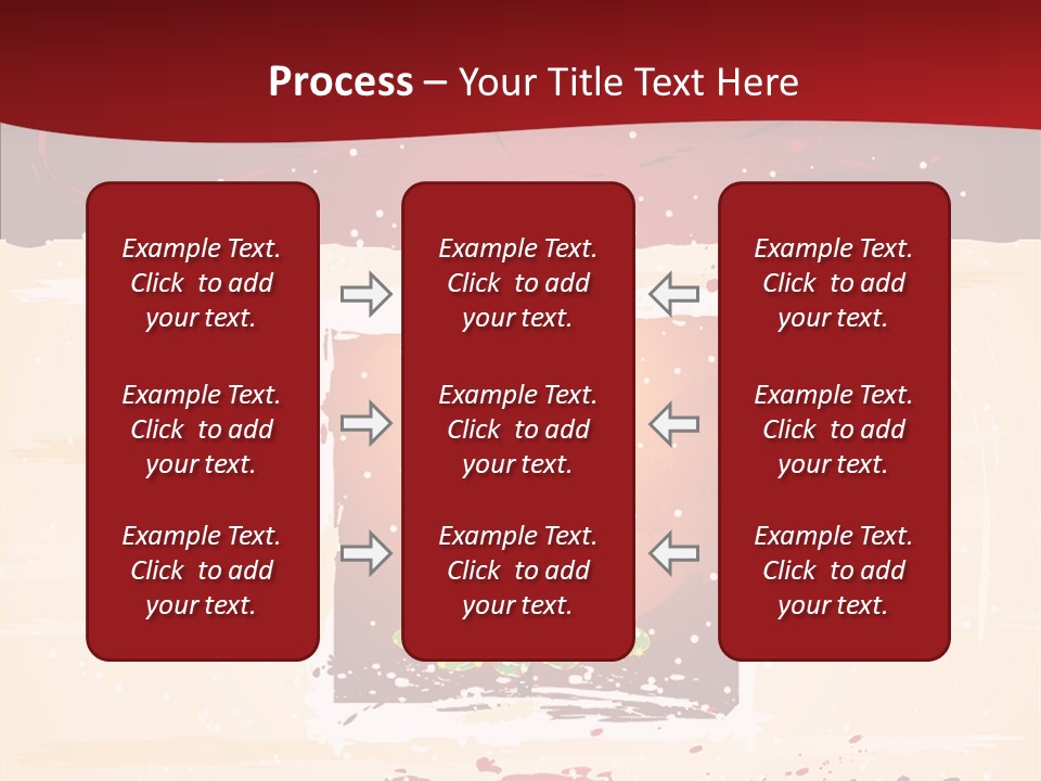Graphic Green Decoration PowerPoint Template