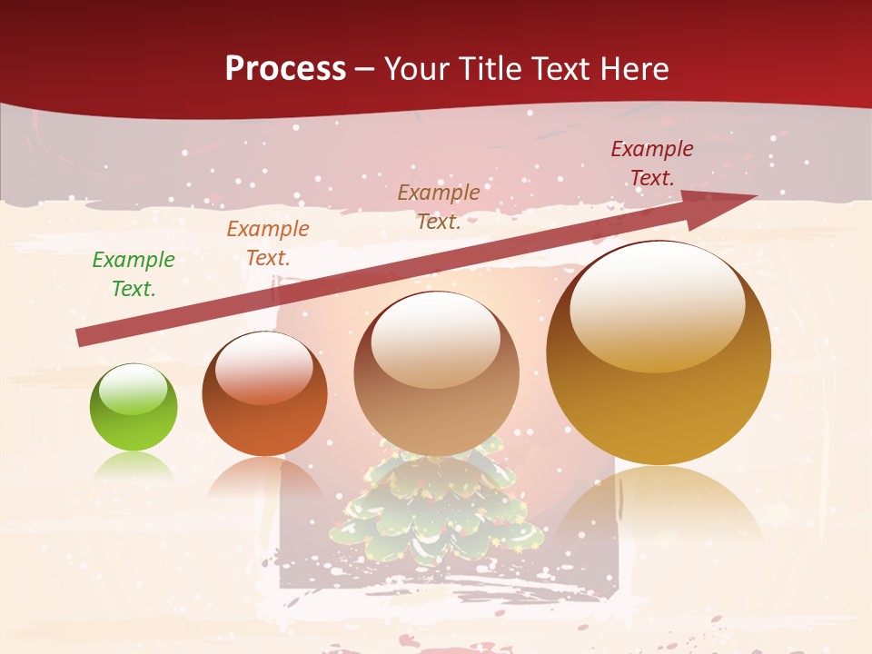 Graphic Green Decoration PowerPoint Template