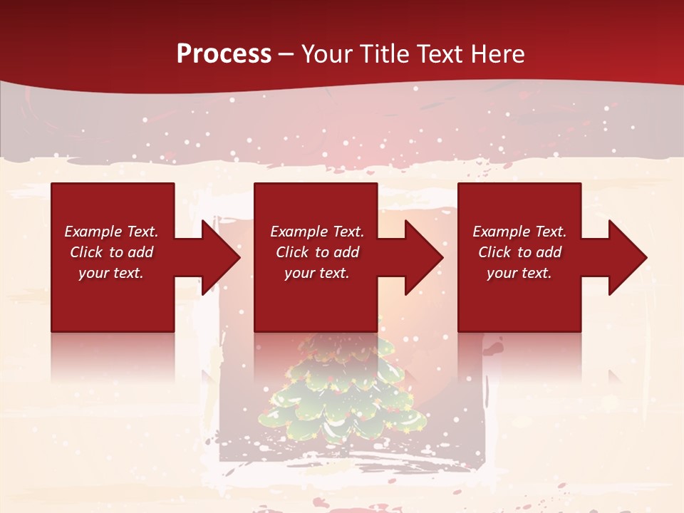Graphic Green Decoration PowerPoint Template