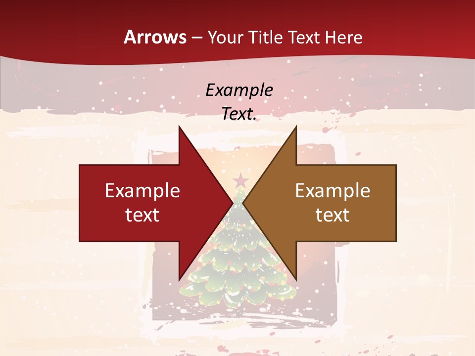 Graphic Green Decoration PowerPoint Template