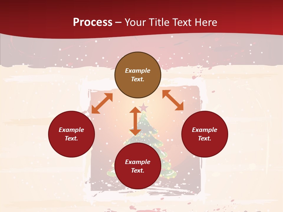 Graphic Green Decoration PowerPoint Template