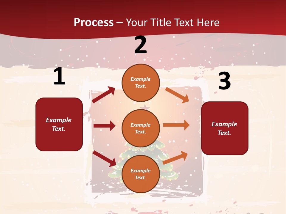 Graphic Green Decoration PowerPoint Template