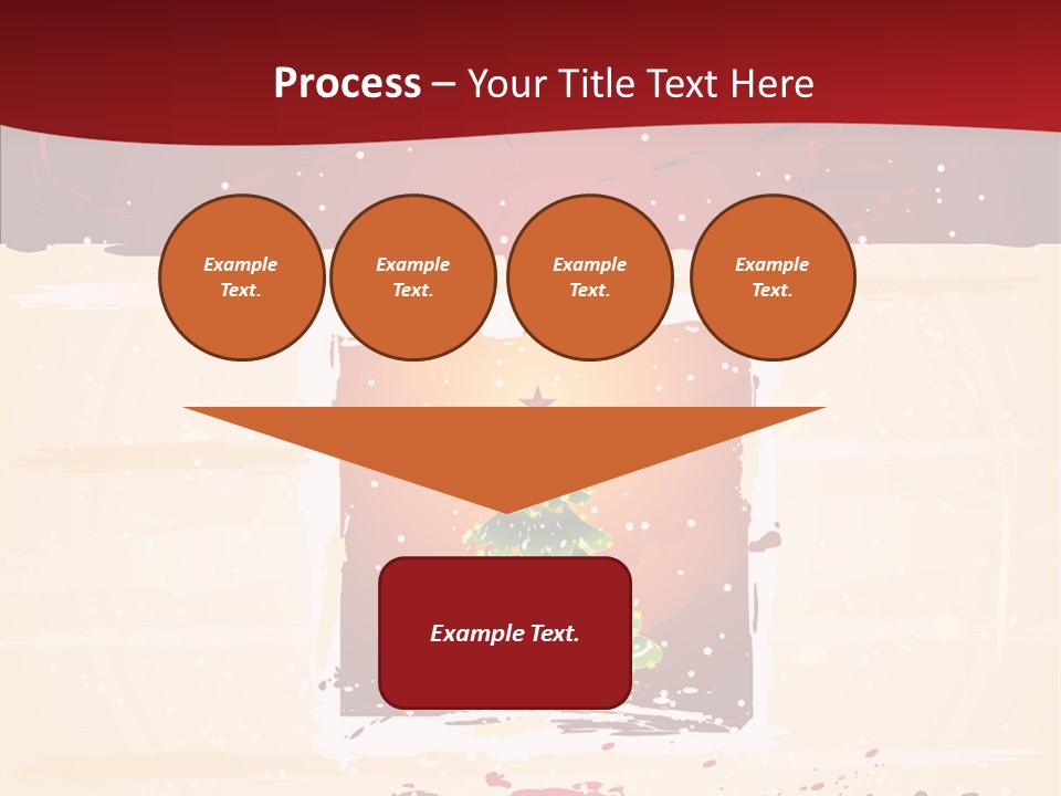 Graphic Green Decoration PowerPoint Template