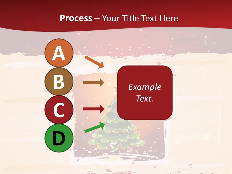 Graphic Green Decoration PowerPoint Template