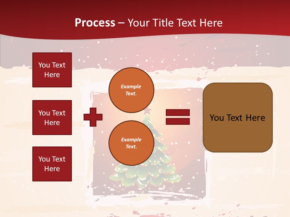 Graphic Green Decoration PowerPoint Template