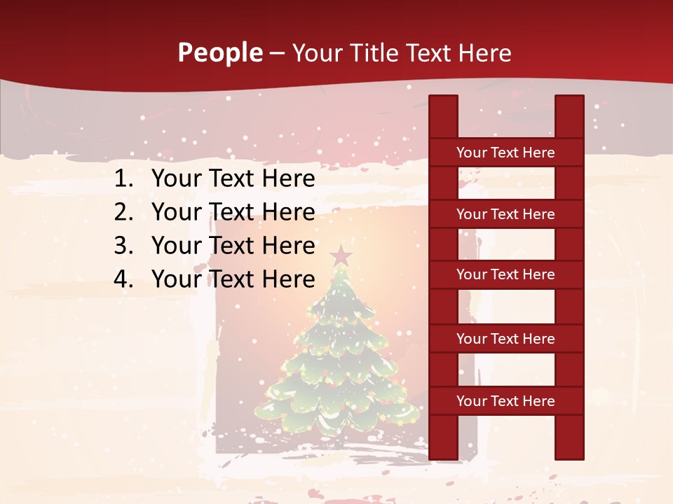 Graphic Green Decoration PowerPoint Template