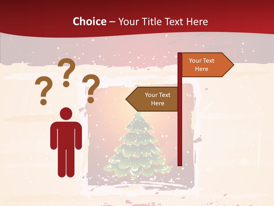 Graphic Green Decoration PowerPoint Template