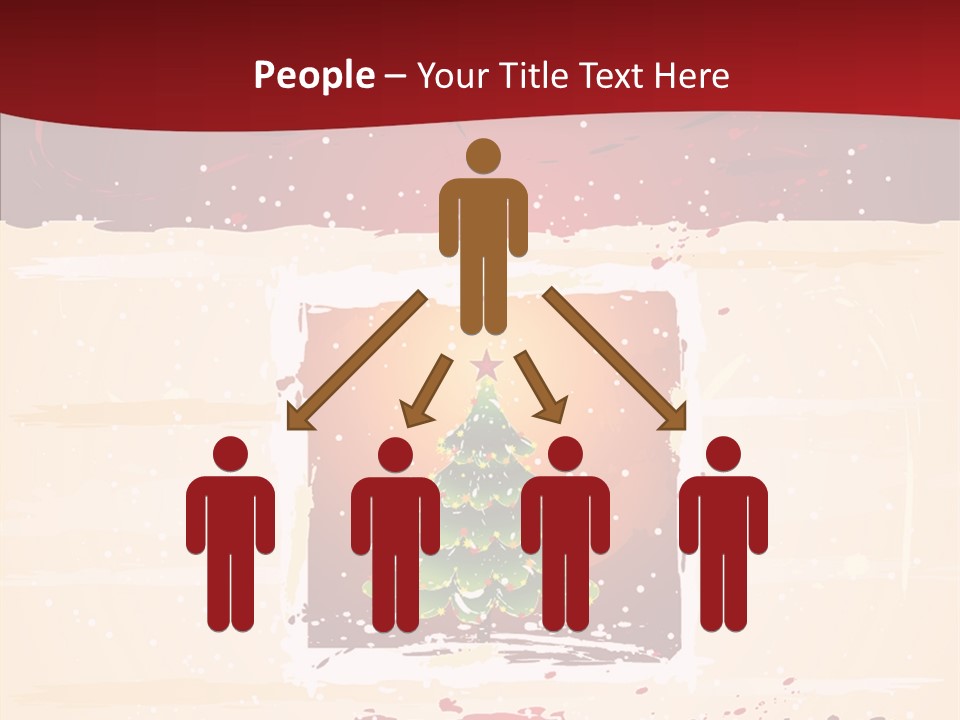 Graphic Green Decoration PowerPoint Template