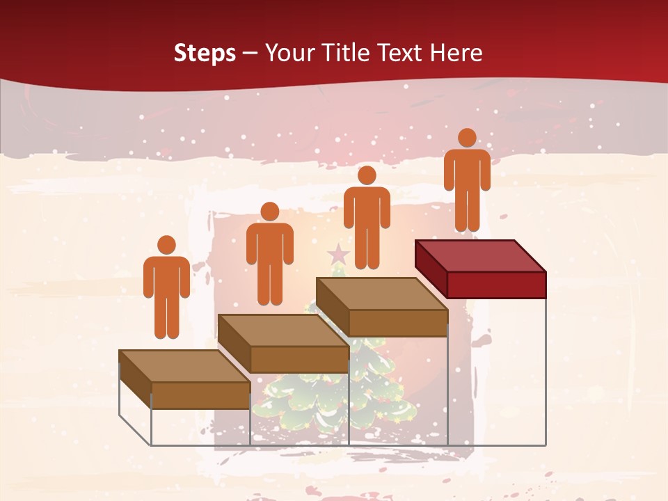 Graphic Green Decoration PowerPoint Template