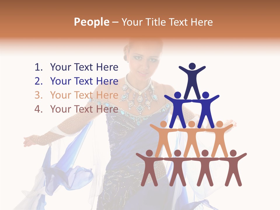 People Humorou Table PowerPoint Template