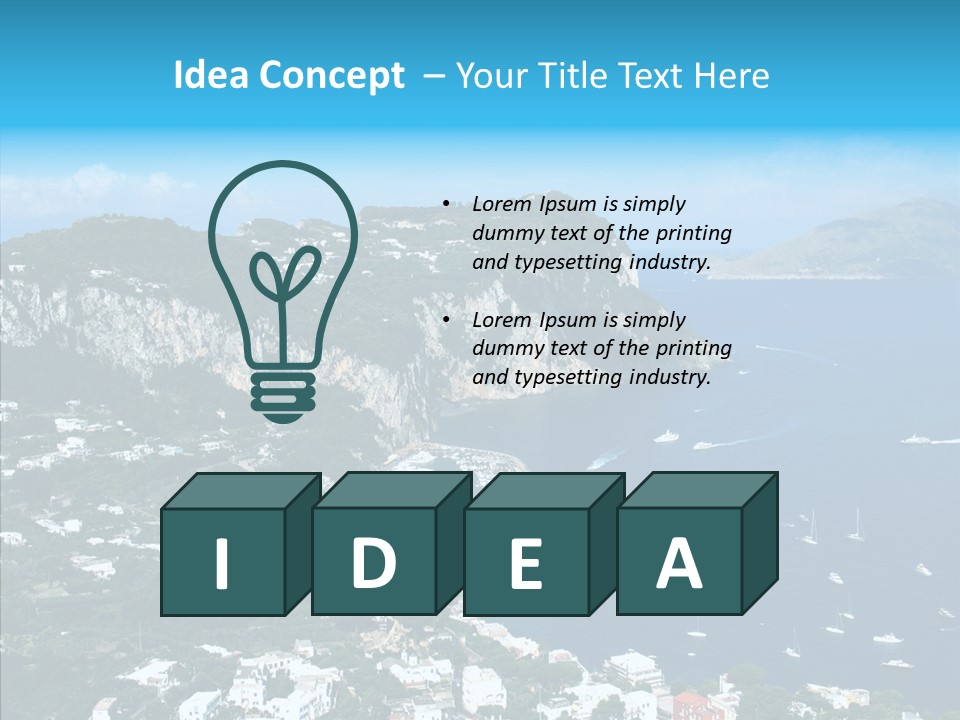 Sorrento Sun Europe PowerPoint Template