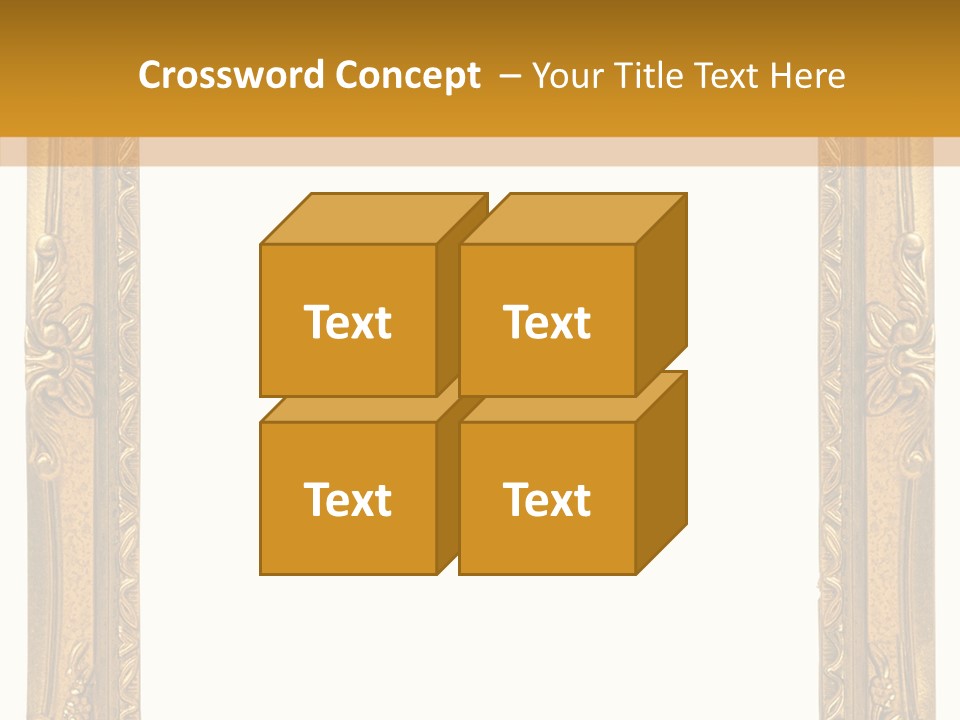 Interior Texture Framework PowerPoint Template