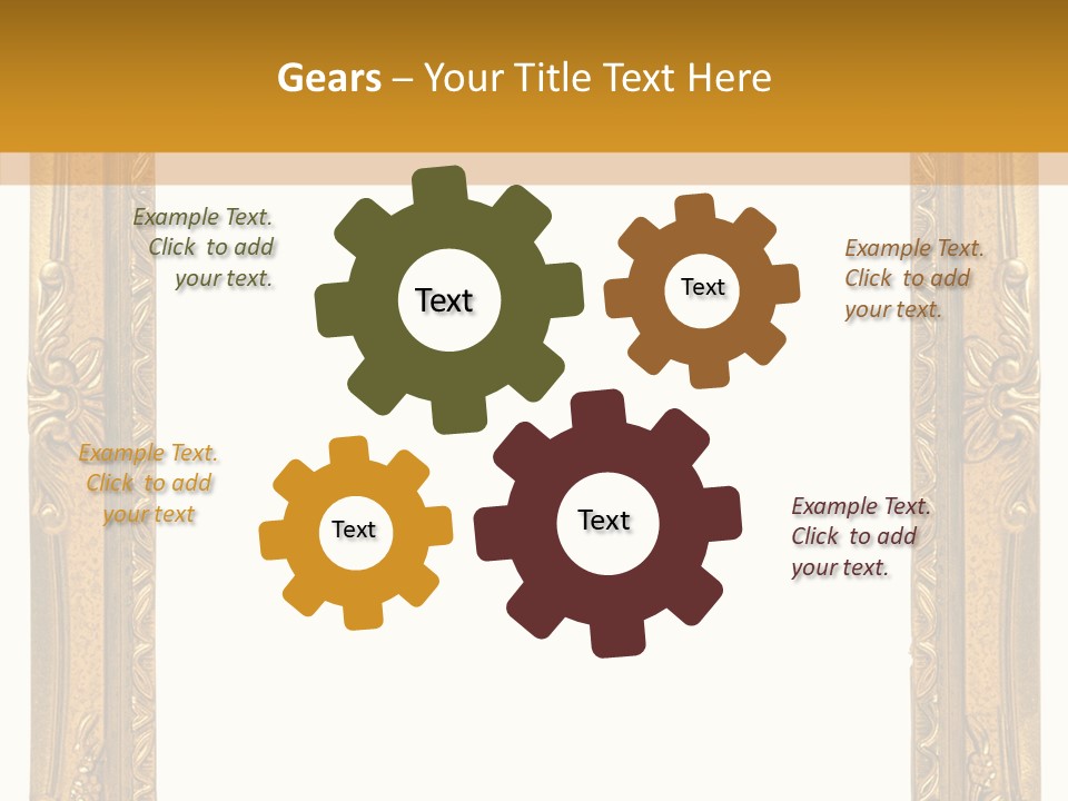 Interior Texture Framework PowerPoint Template
