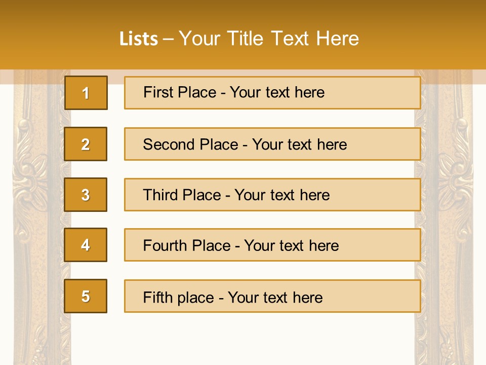 Interior Texture Framework PowerPoint Template