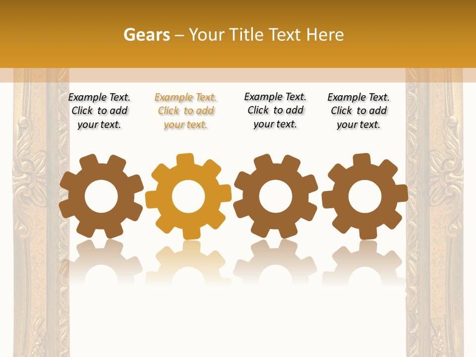 Interior Texture Framework PowerPoint Template