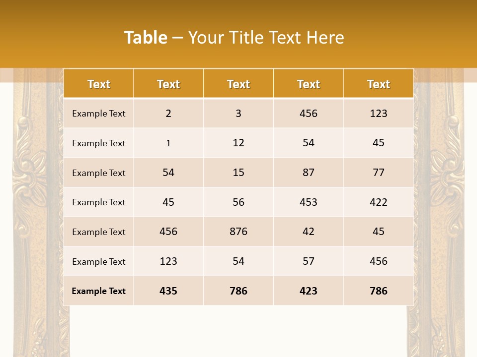 Interior Texture Framework PowerPoint Template