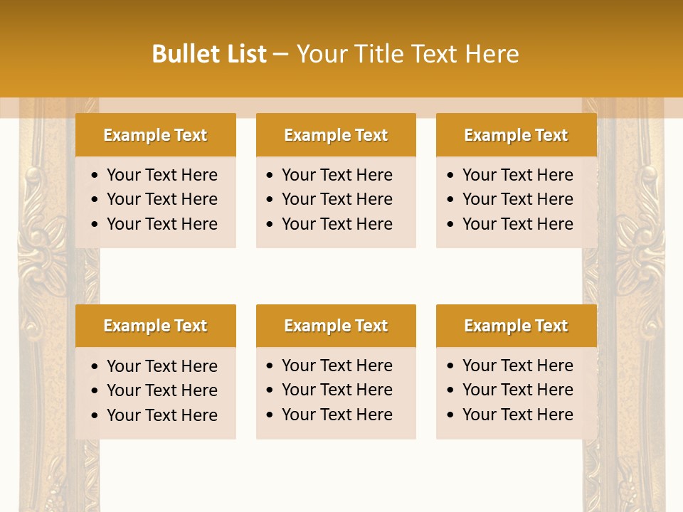 Interior Texture Framework PowerPoint Template