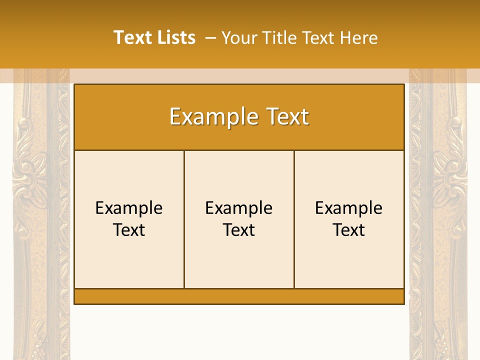 Interior Texture Framework PowerPoint Template
