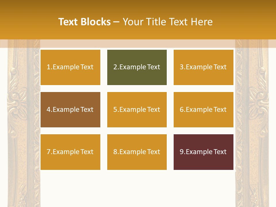 Interior Texture Framework PowerPoint Template