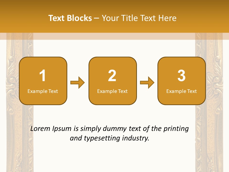 Interior Texture Framework PowerPoint Template