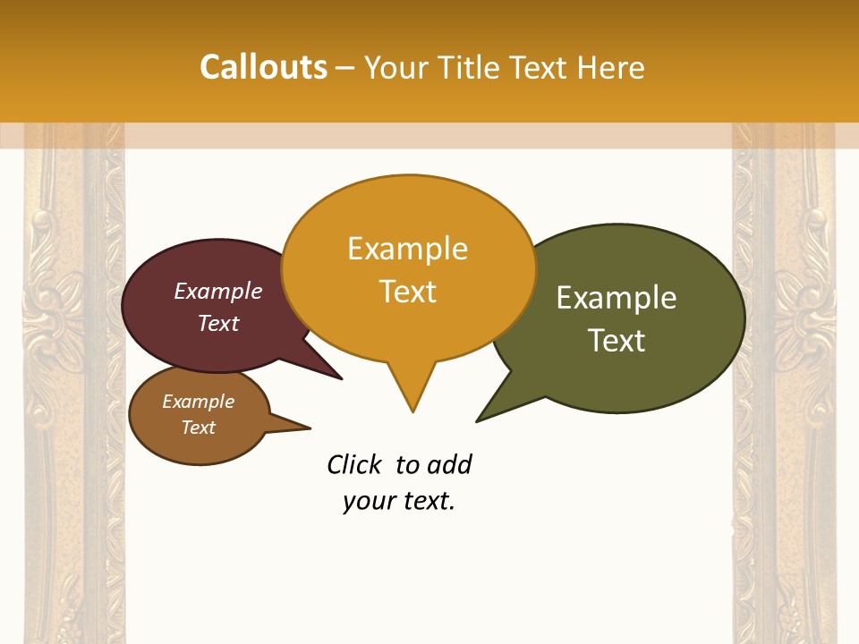 Interior Texture Framework PowerPoint Template