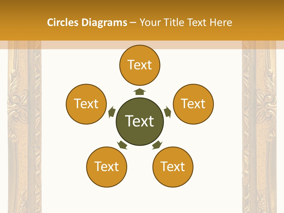 Interior Texture Framework PowerPoint Template