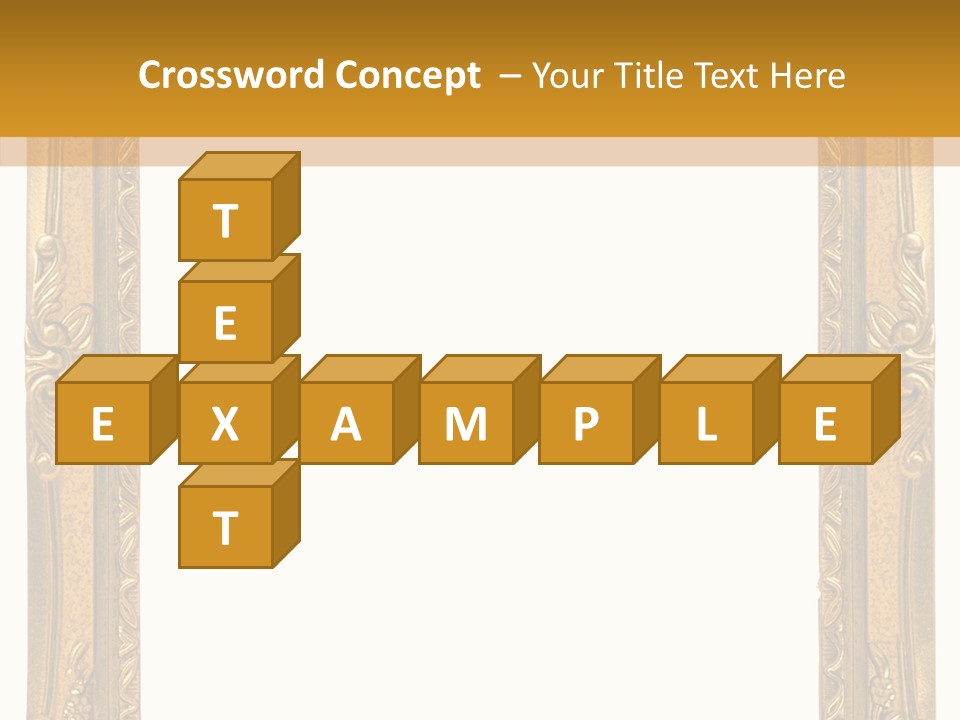 Interior Texture Framework PowerPoint Template
