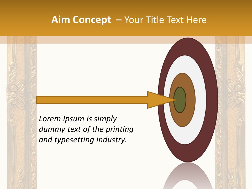 Interior Texture Framework PowerPoint Template