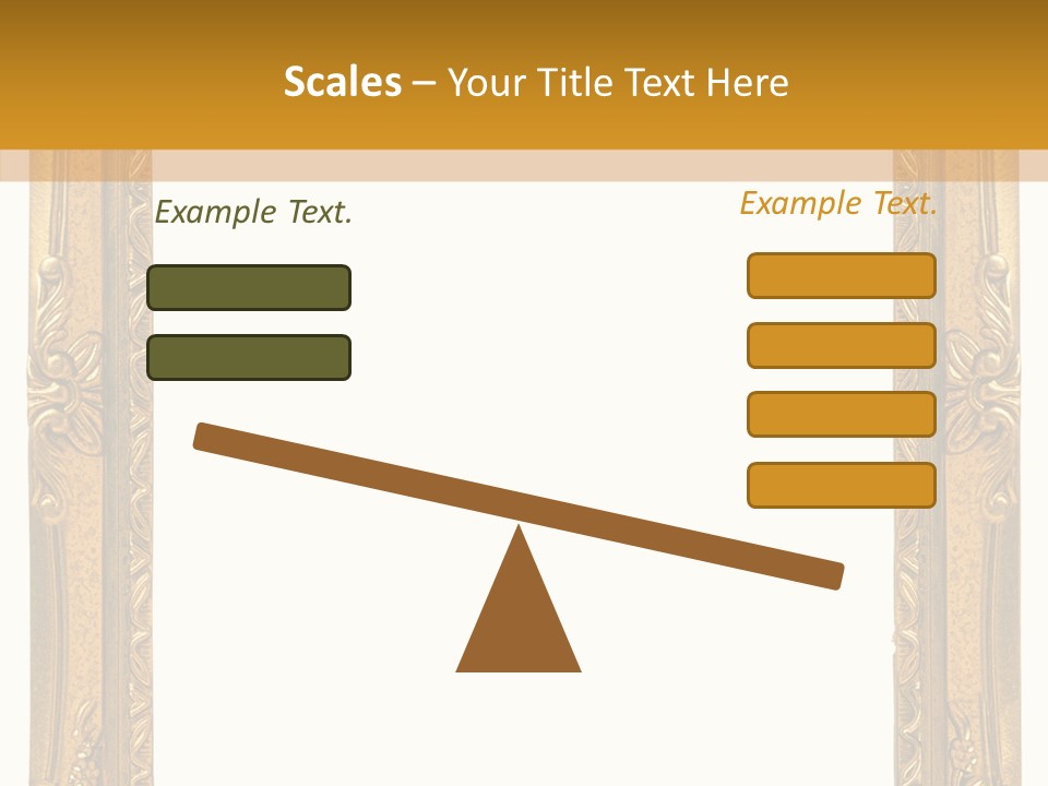 Interior Texture Framework PowerPoint Template