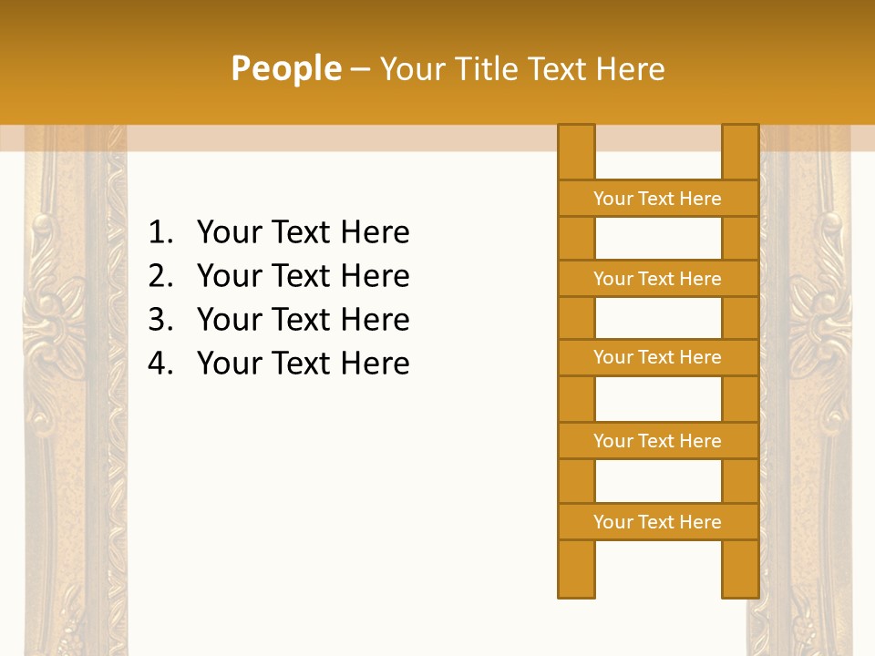 Interior Texture Framework PowerPoint Template