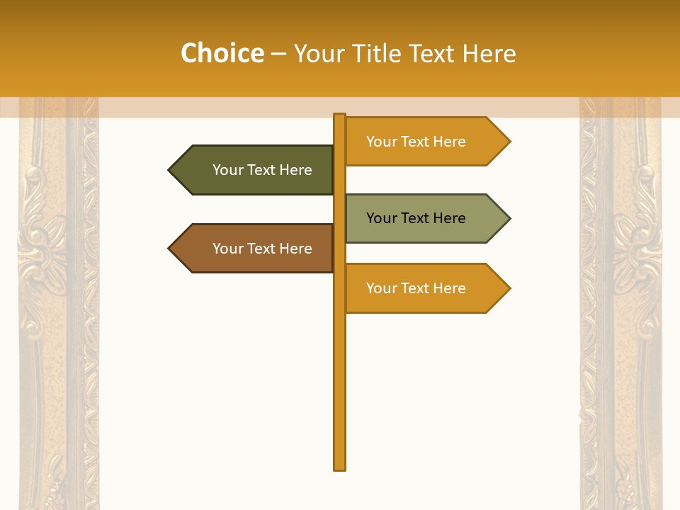 Interior Texture Framework PowerPoint Template