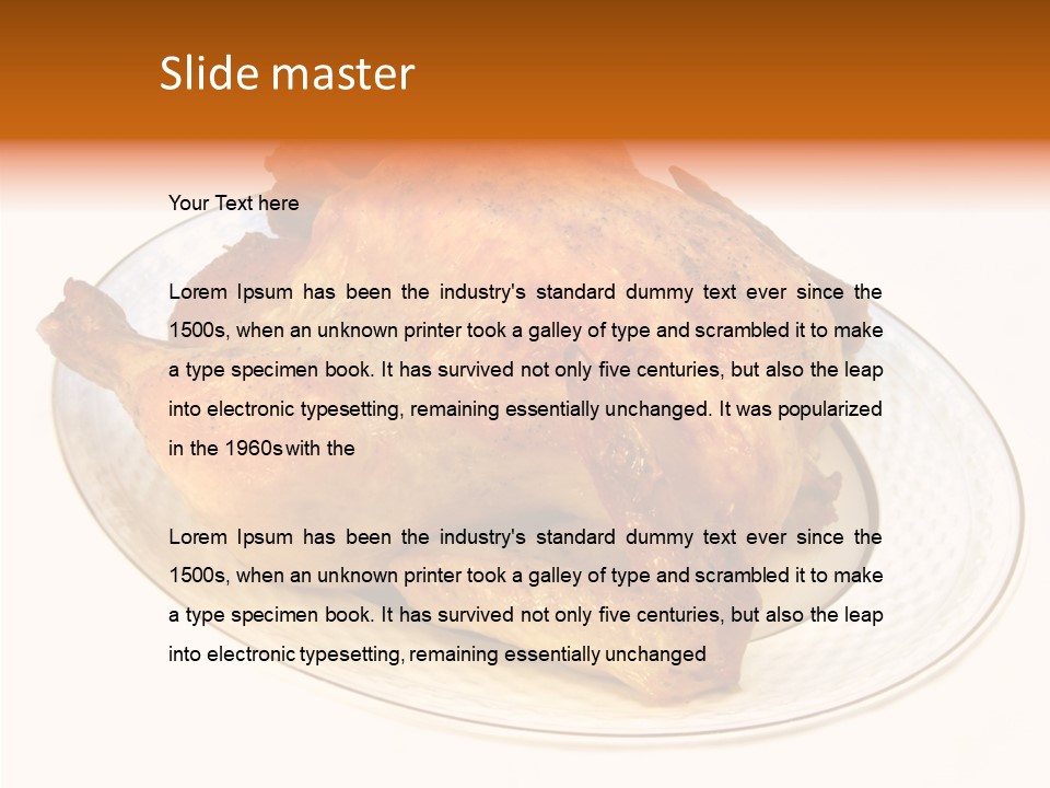 Nutritional Over Silo PowerPoint Template