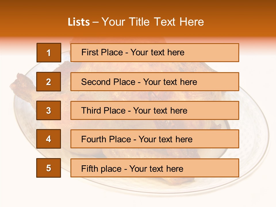 Nutritional Over Silo PowerPoint Template
