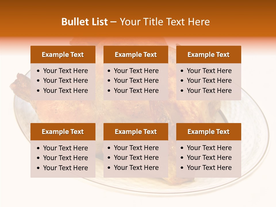 Nutritional Over Silo PowerPoint Template