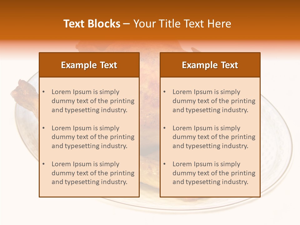 Nutritional Over Silo PowerPoint Template
