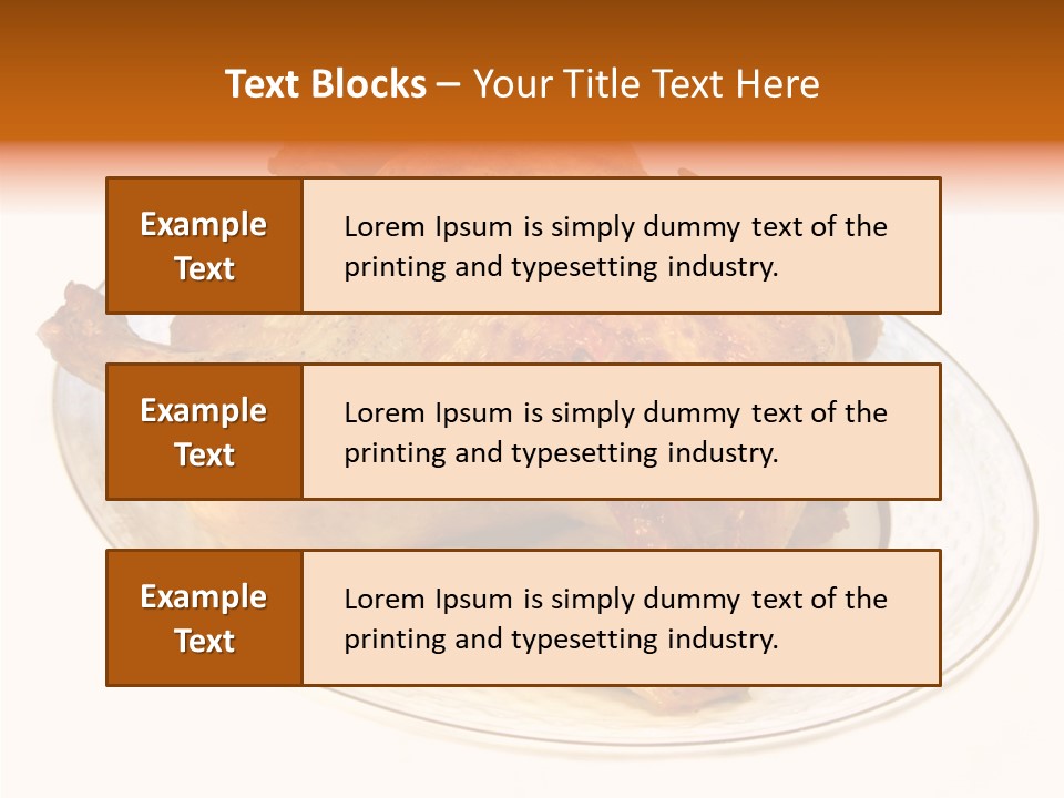 Nutritional Over Silo PowerPoint Template
