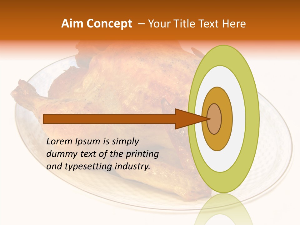Nutritional Over Silo PowerPoint Template