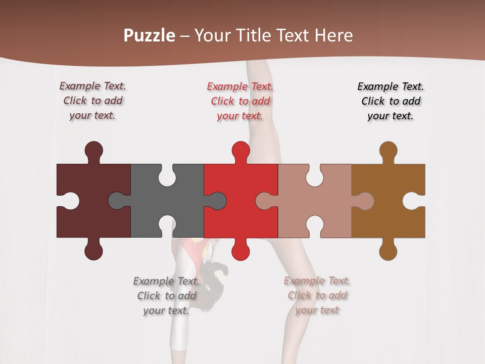 Athlete Teen Fitness PowerPoint Template