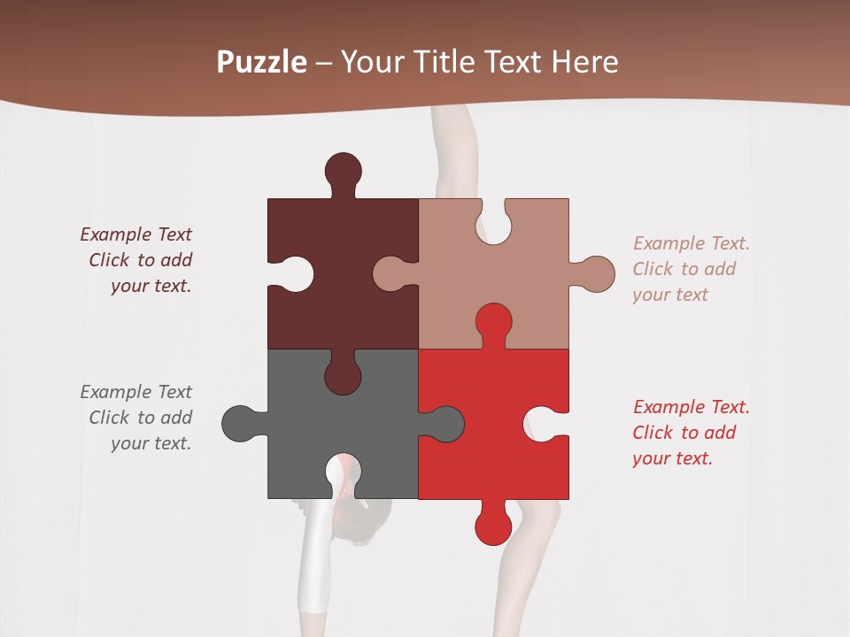 Athlete Teen Fitness PowerPoint Template